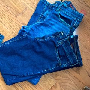 2 Pair Urban Pipelne super flex boys jeans EUC